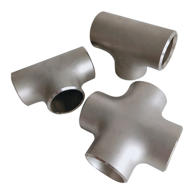 ANSI B16.9 SS रिड्यूसिंग टी SCH40S बट वेल्ड एंड्स 19mm स्टेनलेस स्टील ट्यूब फिटिंग्स
