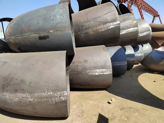 2D 3D स्टील पाइप झुकता है और कोहनी 6 Sch 40 90 डिग्री ANSI B16.28 JIS DIN