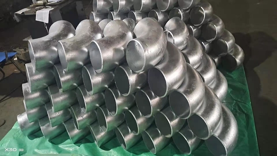 एएसटीएम ए 53 कार्बन स्टील बट वेल्ड एल्बो डीएन 150 एससीएच 30 जाली रेत विस्फोट