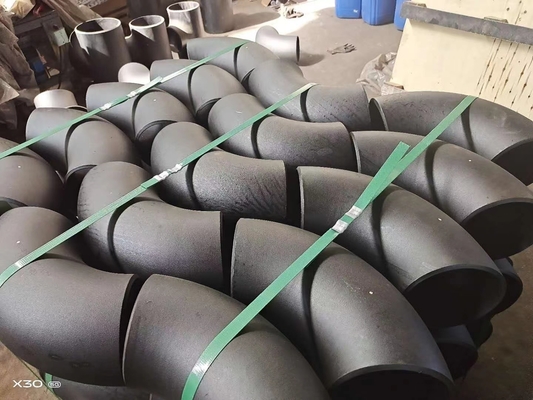 Asme B16.9 अलॉय स्टील एल्बो लॉन्ग रेडियस बटवल्ड फिटिंग्स 90 डिग्री सीमलेस SCH10S