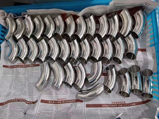 30 डिग्री 90 डिग्री स्टील पाइप कोहनी सेनेटरी A53 लघु वेल्डेड बड़े व्यास