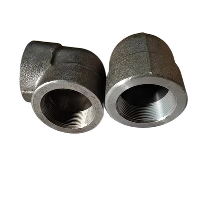 Asme B16.11 Astm A105 जाली कार्बन स्टील कोहनी 3000lb महिला पिरोया: