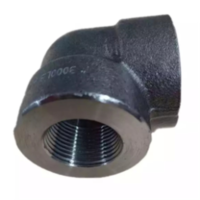 Asme B16.11 Astm A105 जाली कार्बन स्टील कोहनी 3000lb महिला पिरोया: