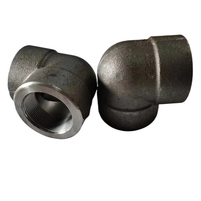 Asme B16.11 Astm A105 जाली कार्बन स्टील कोहनी 3000lb महिला पिरोया: