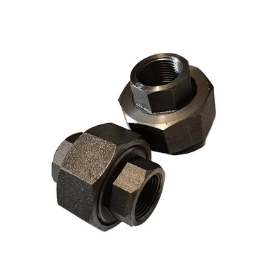 यूनियन स्टील पाइप फिटिंग जाली Asme B16.11 क्लास 3000 A106 कार्बन