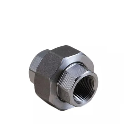 यूनियन स्टील पाइप फिटिंग जाली Asme B16.11 क्लास 3000 A106 कार्बन