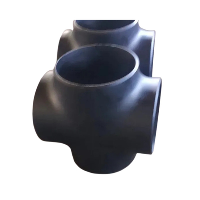 ASME B16.9 कार्बन स्टील पाइप फिटिंग क्रॉस A105 A234WPB Sch40 Sch80 Sch160