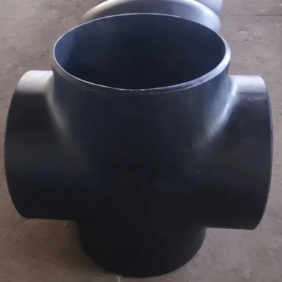 ASME B16.9 कार्बन स्टील पाइप फिटिंग A234WPB सीमलेस पाइप क्रॉस फिटिंग